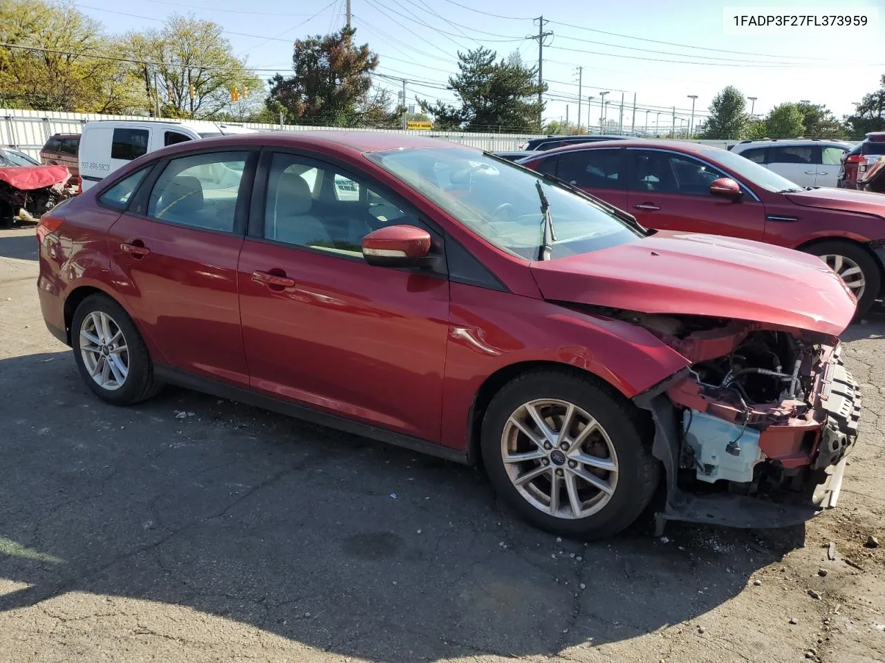 2015 Ford Focus Se VIN: 1FADP3F27FL373959 Lot: 73963924