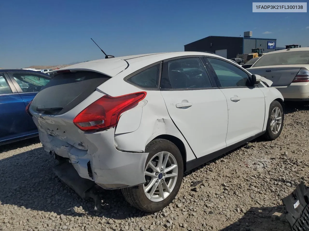 2015 Ford Focus Se VIN: 1FADP3K21FL300138 Lot: 74029164