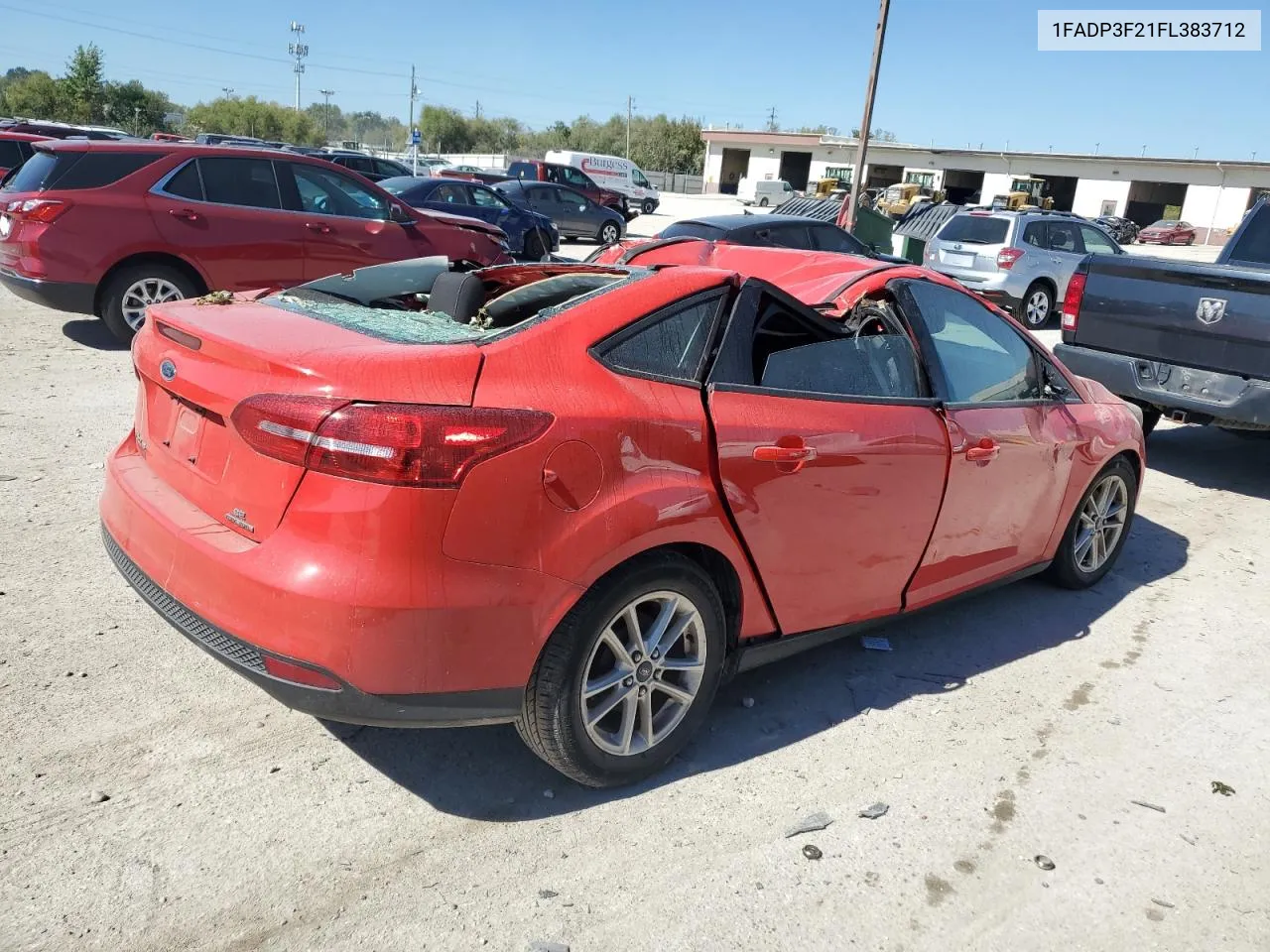 2015 Ford Focus Se VIN: 1FADP3F21FL383712 Lot: 74063584