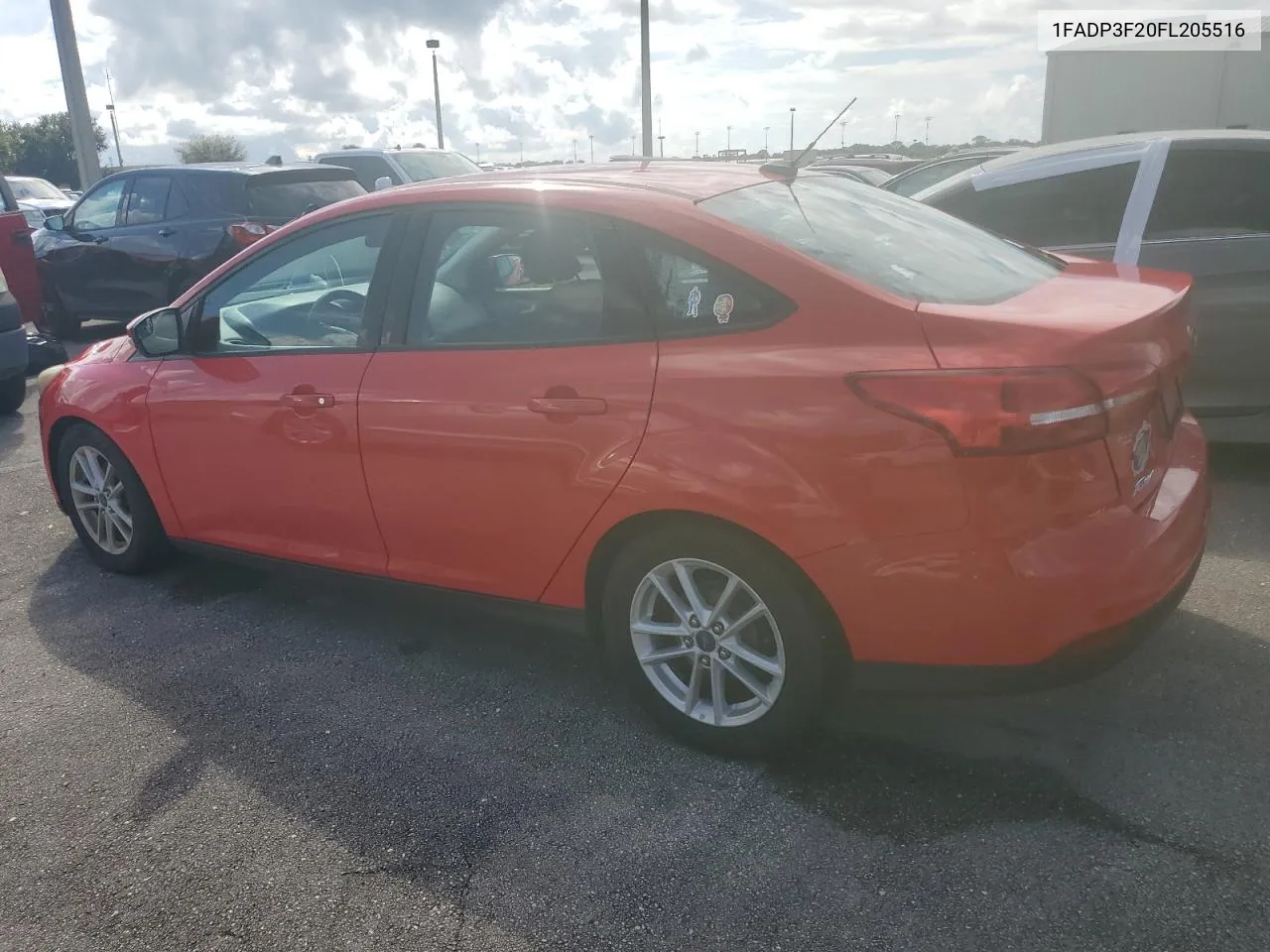 2015 Ford Focus Se VIN: 1FADP3F20FL205516 Lot: 74113684