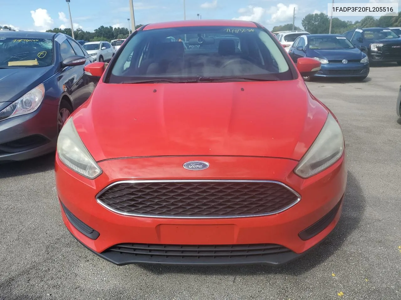 2015 Ford Focus Se VIN: 1FADP3F20FL205516 Lot: 74113684