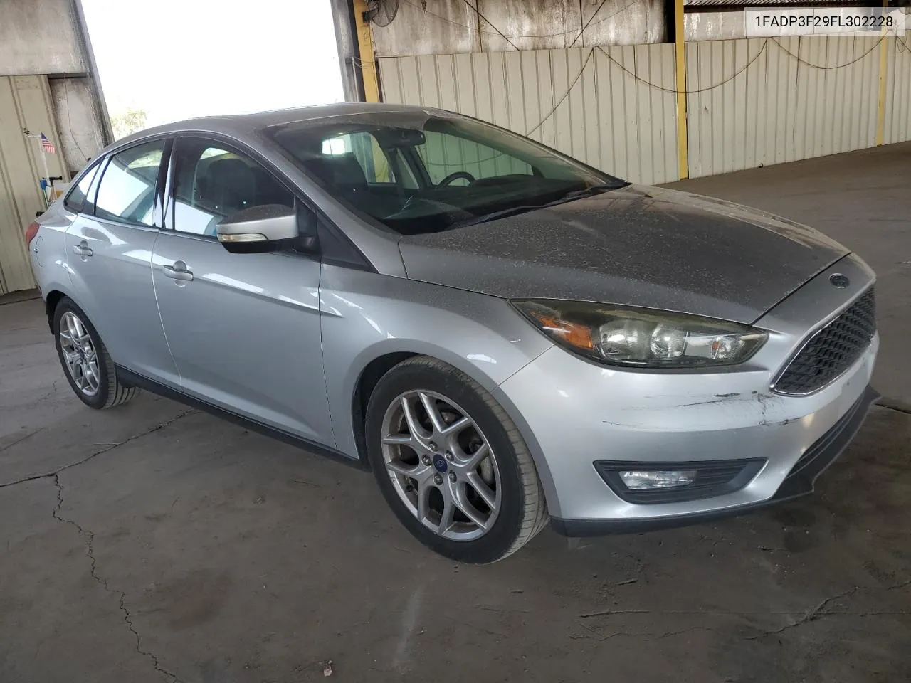 2015 Ford Focus Se VIN: 1FADP3F29FL302228 Lot: 74301564