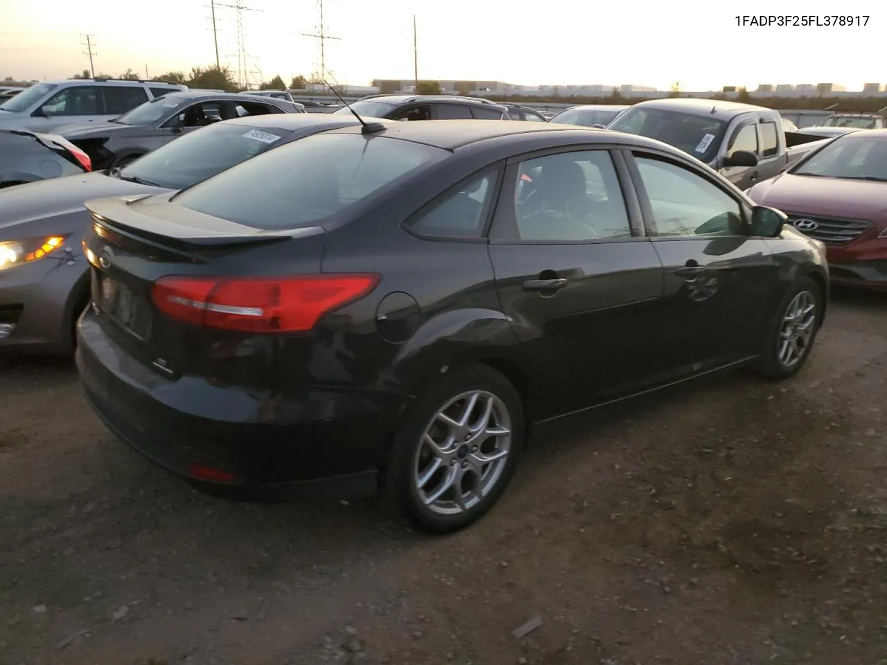 2015 Ford Focus Se VIN: 1FADP3F25FL378917 Lot: 74320034