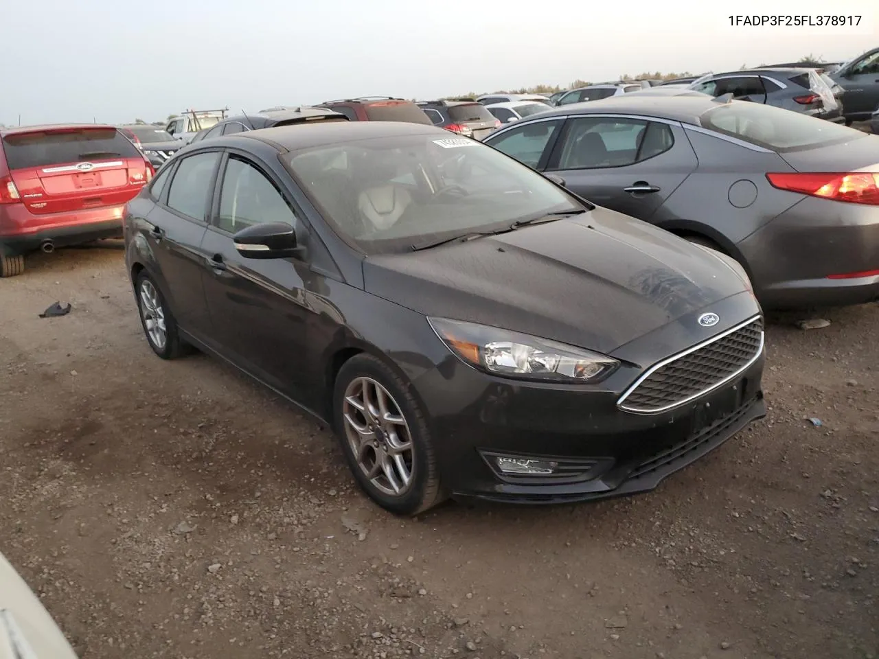 2015 Ford Focus Se VIN: 1FADP3F25FL378917 Lot: 74320034