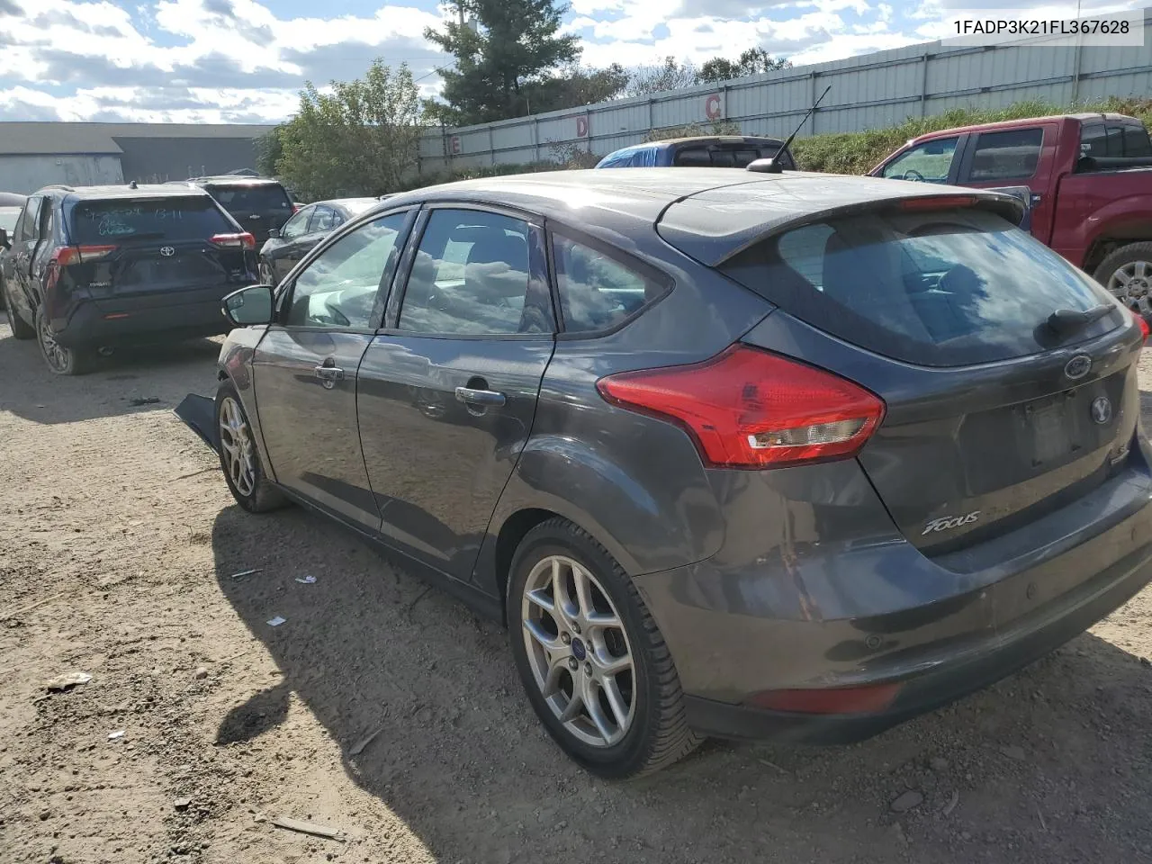 2015 Ford Focus Se VIN: 1FADP3K21FL367628 Lot: 74540814