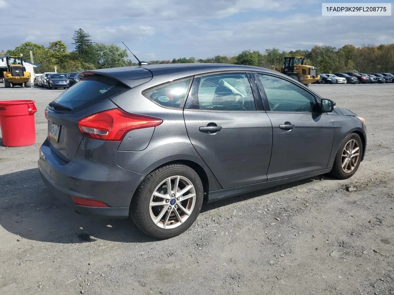 2015 Ford Focus Se VIN: 1FADP3K29FL208775 Lot: 74582254