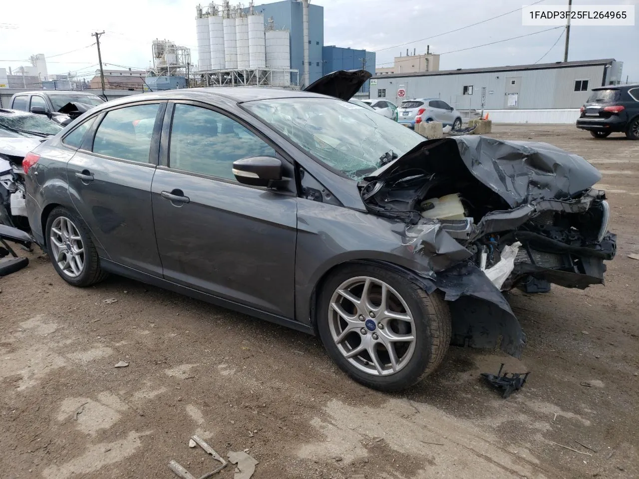 2015 Ford Focus Se VIN: 1FADP3F25FL264965 Lot: 74609044