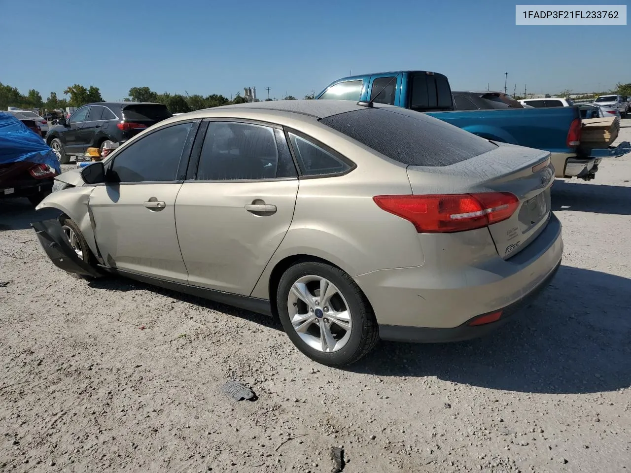 2015 Ford Focus Se VIN: 1FADP3F21FL233762 Lot: 74785674