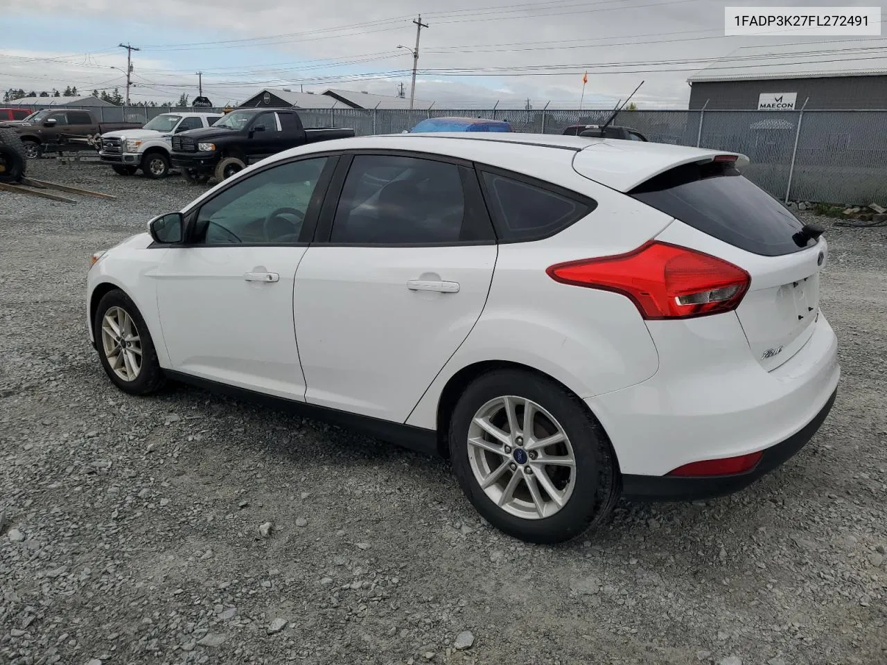 2015 Ford Focus Se VIN: 1FADP3K27FL272491 Lot: 74859554