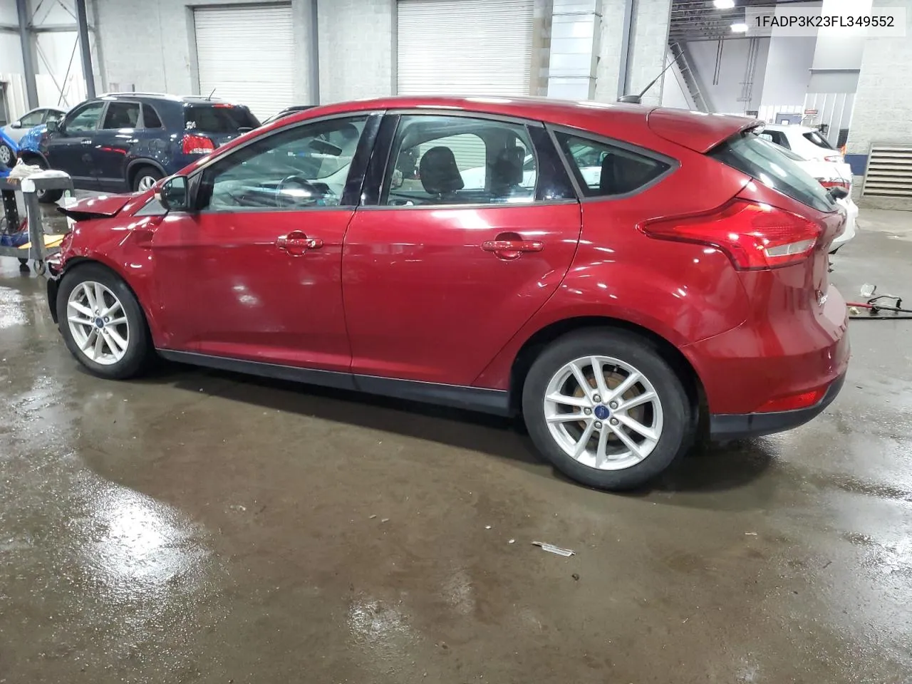 2015 Ford Focus Se VIN: 1FADP3K23FL349552 Lot: 74930314