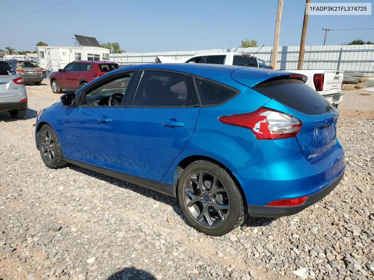 2015 Ford Focus Se VIN: 1FADP3K21FL374725 Lot: 75048884