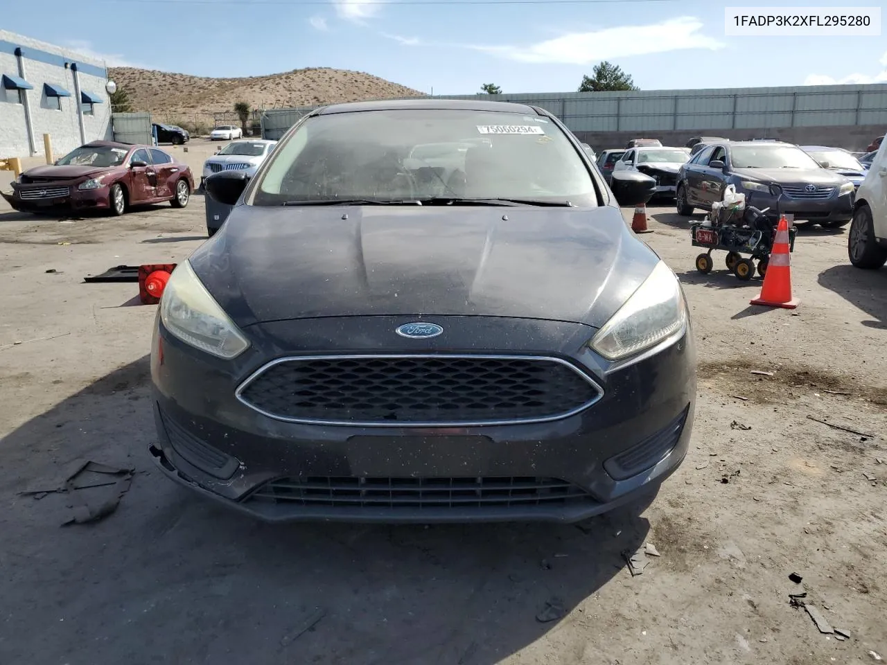 2015 Ford Focus Se VIN: 1FADP3K2XFL295280 Lot: 75060294