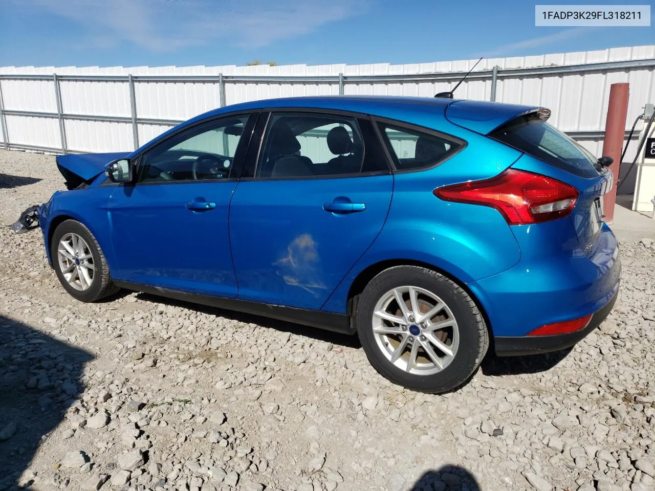 2015 Ford Focus Se VIN: 1FADP3K29FL318211 Lot: 75204924