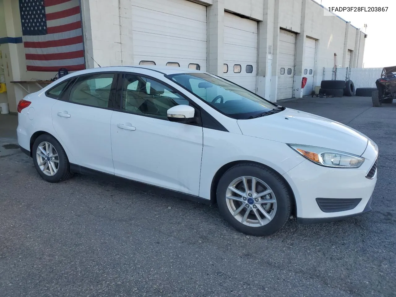 2015 Ford Focus Se VIN: 1FADP3F28FL203867 Lot: 75218944