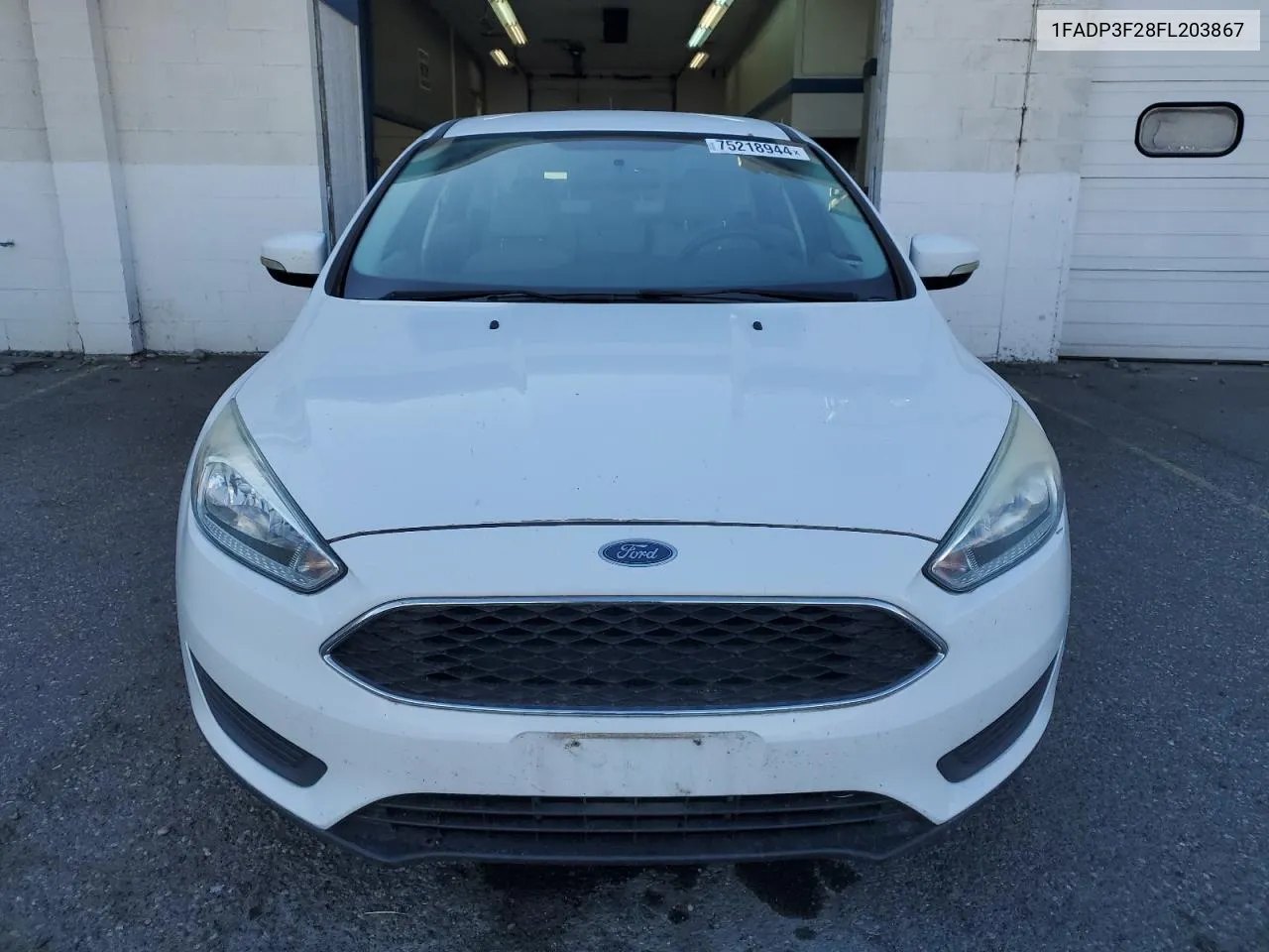 2015 Ford Focus Se VIN: 1FADP3F28FL203867 Lot: 75218944