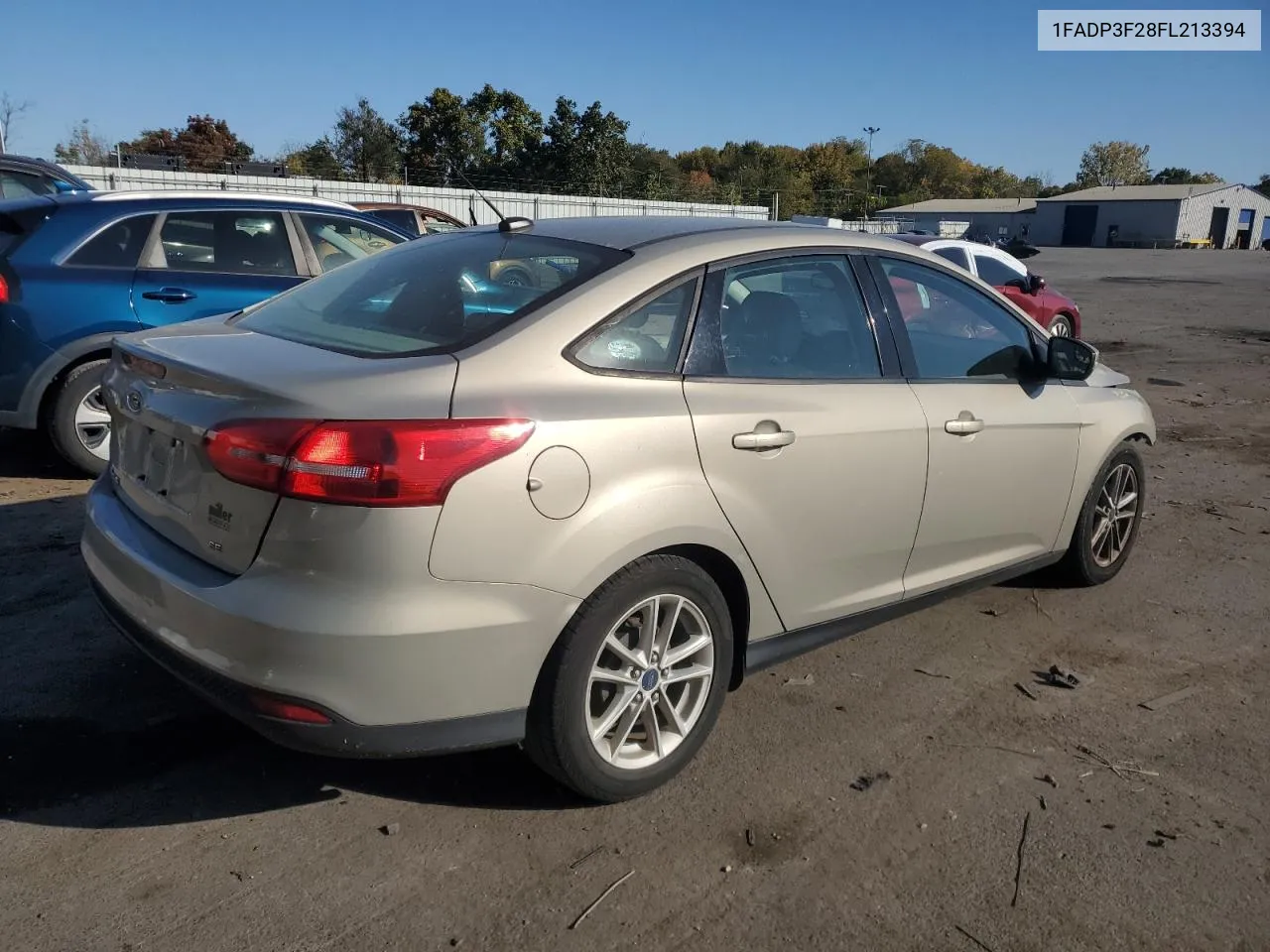 2015 Ford Focus Se VIN: 1FADP3F28FL213394 Lot: 75521684