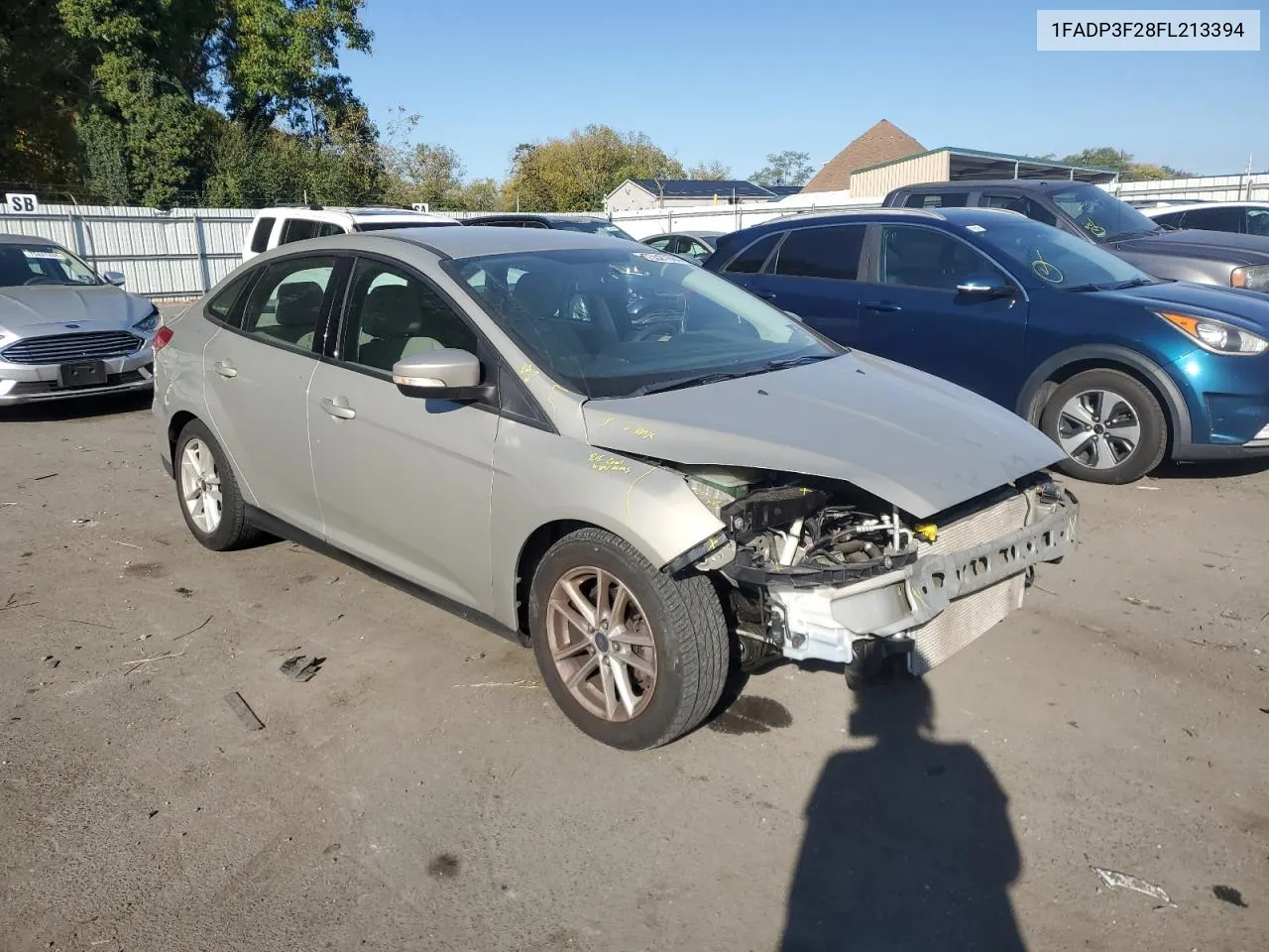 2015 Ford Focus Se VIN: 1FADP3F28FL213394 Lot: 75521684