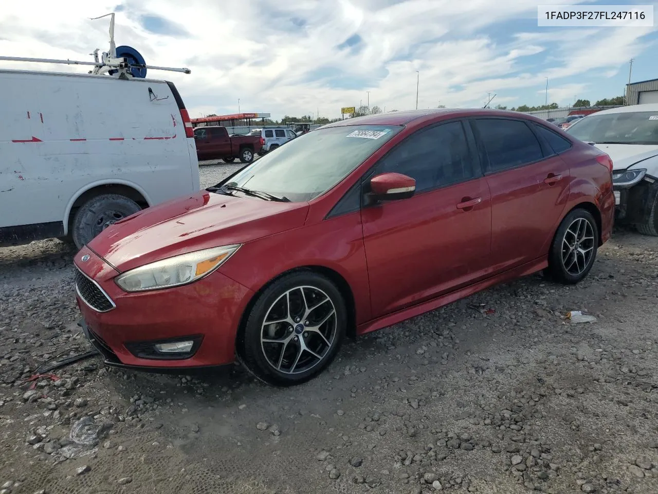 1FADP3F27FL247116 2015 Ford Focus Se