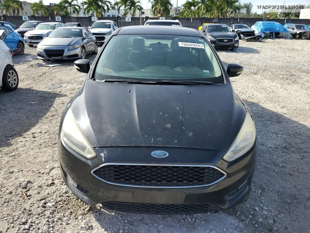 2015 Ford Focus Se VIN: 1FADP3F25FL339048 Lot: 75632624