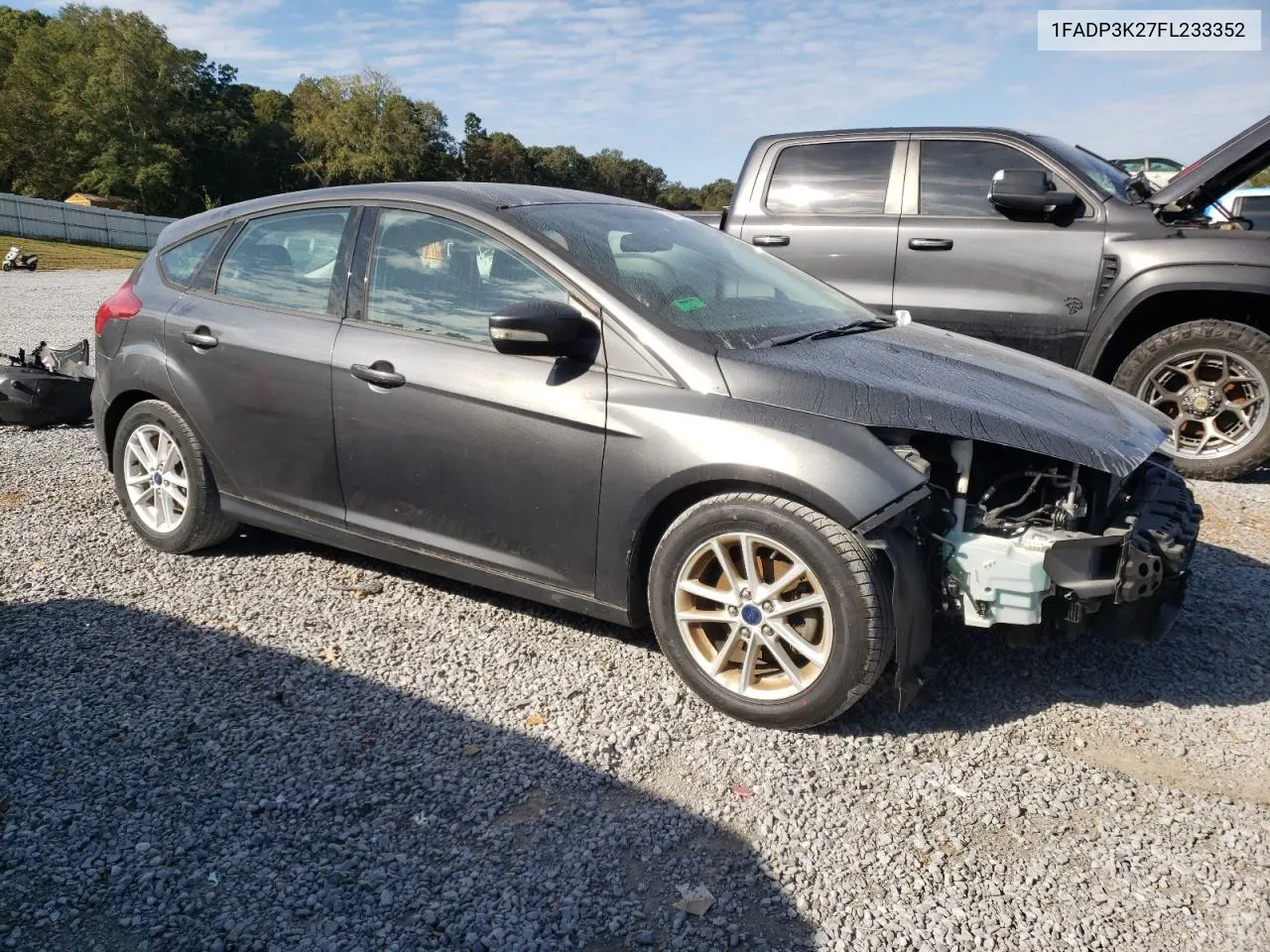 2015 Ford Focus Se VIN: 1FADP3K27FL233352 Lot: 75651474