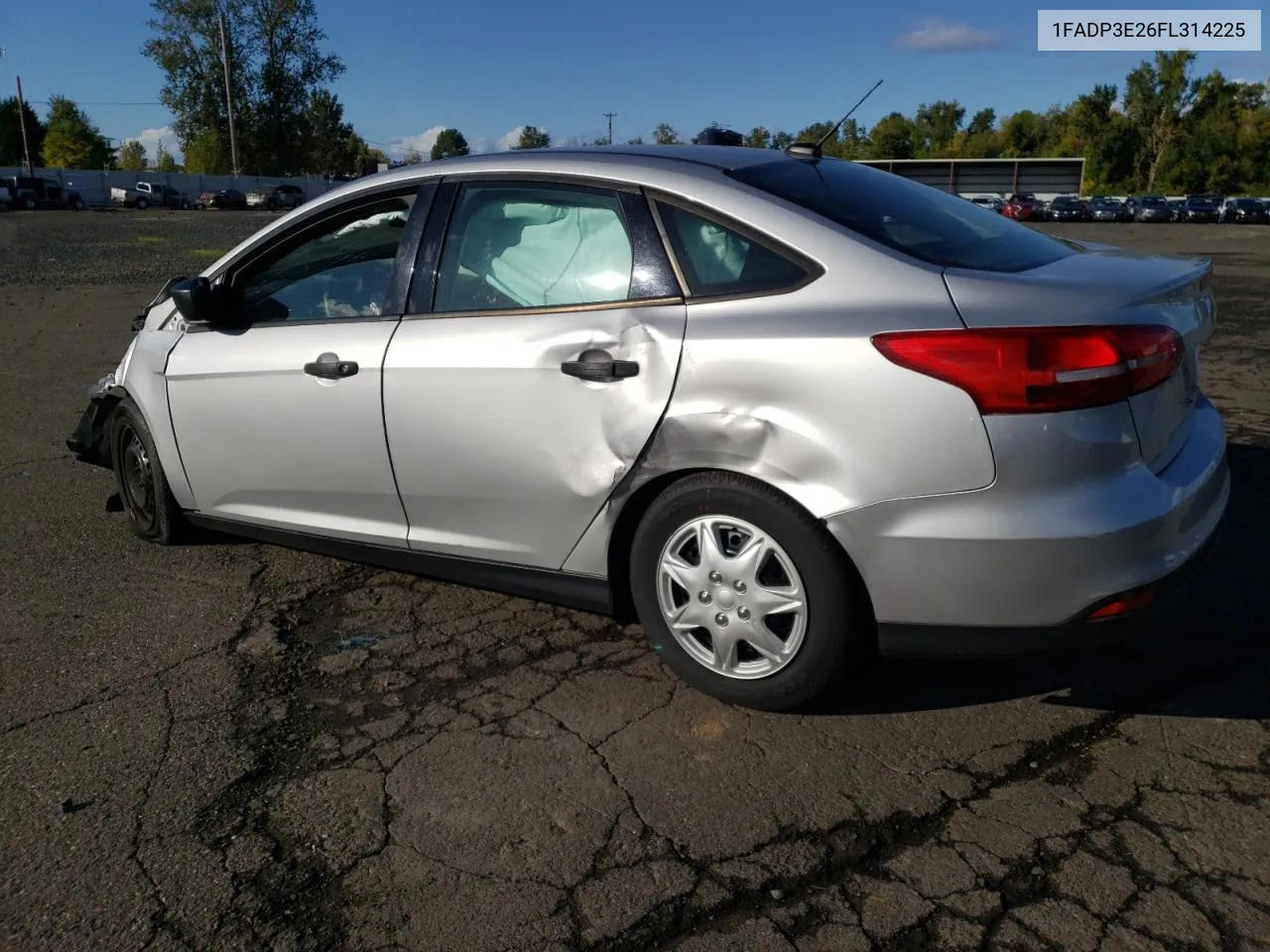 2015 Ford Focus S VIN: 1FADP3E26FL314225 Lot: 75705484