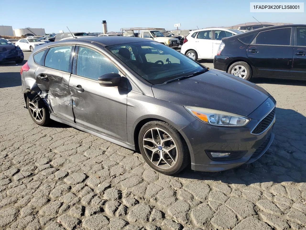 2015 Ford Focus Se VIN: 1FADP3K20FL358001 Lot: 76065534