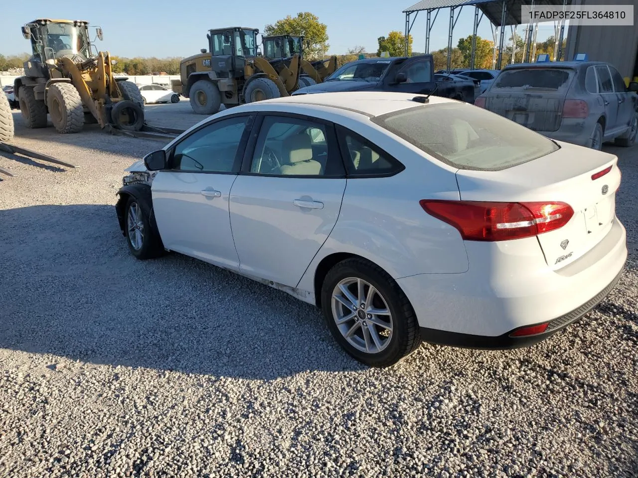 2015 Ford Focus Se VIN: 1FADP3F25FL364810 Lot: 76134464