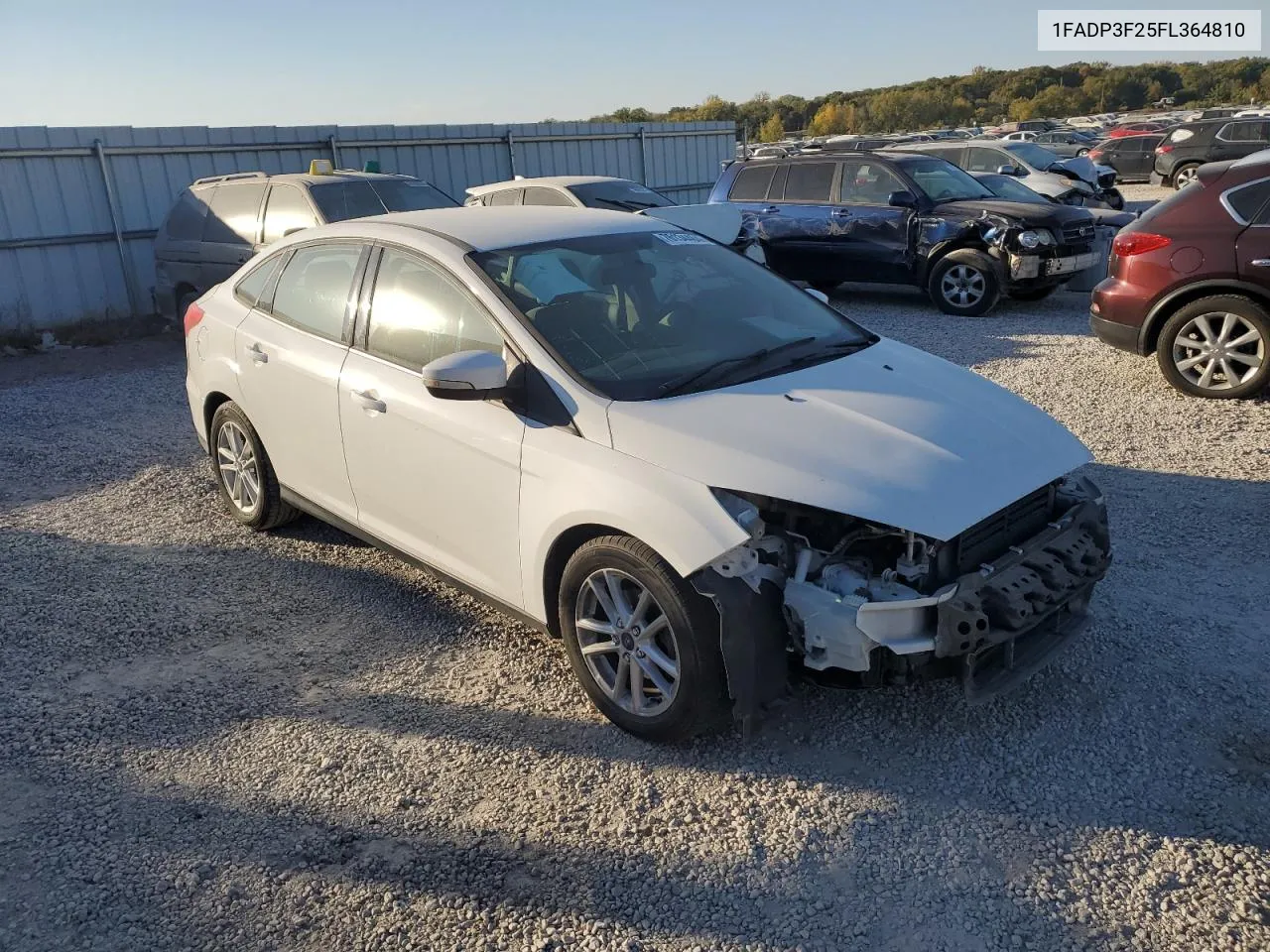 2015 Ford Focus Se VIN: 1FADP3F25FL364810 Lot: 76134464