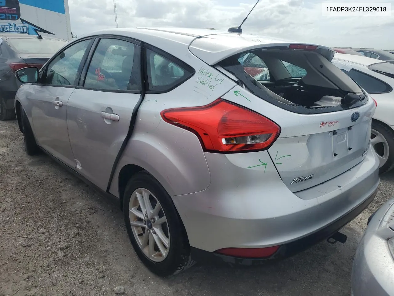 2015 Ford Focus Se VIN: 1FADP3K24FL329018 Lot: 76146784