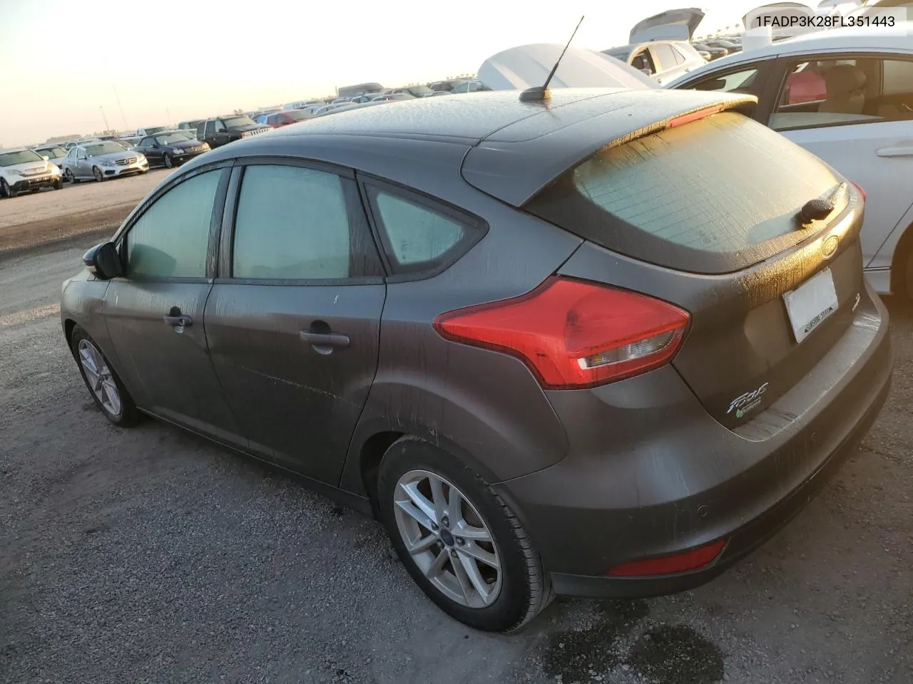 2015 Ford Focus Se VIN: 1FADP3K28FL351443 Lot: 76166454