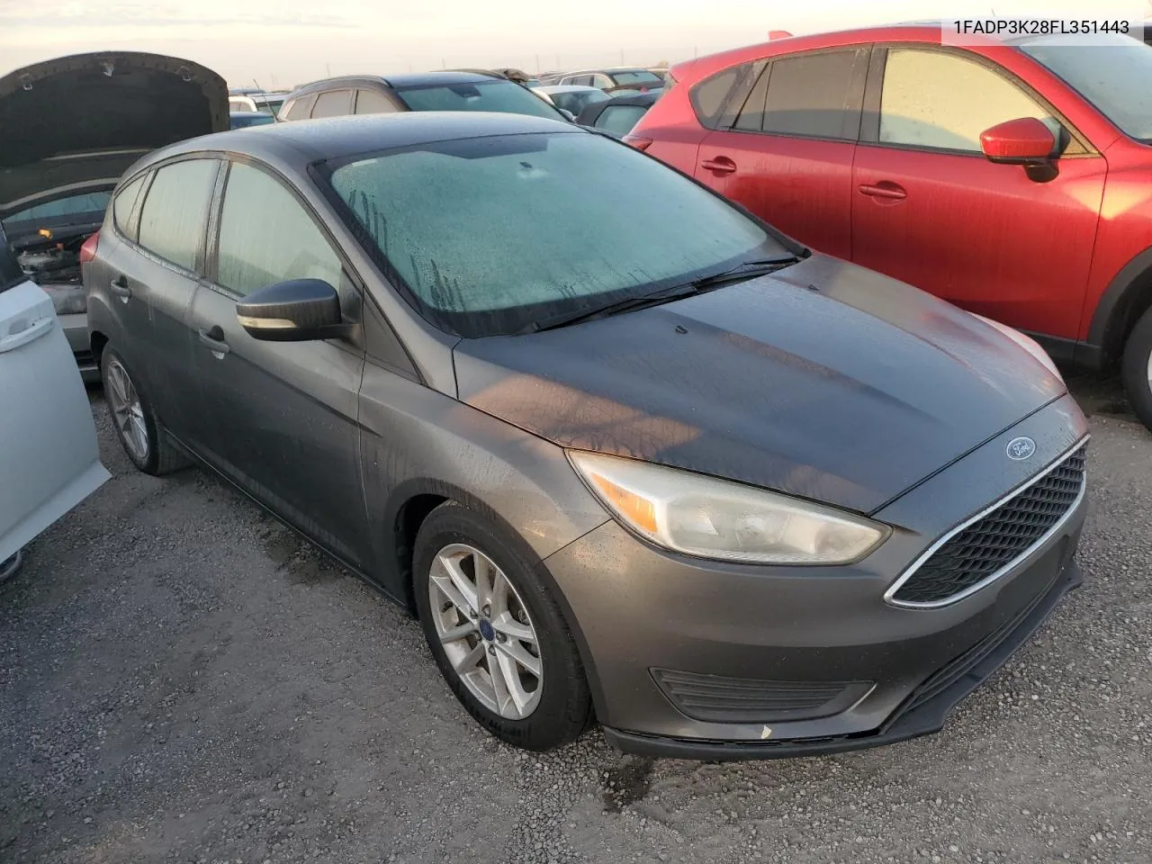 2015 Ford Focus Se VIN: 1FADP3K28FL351443 Lot: 76166454