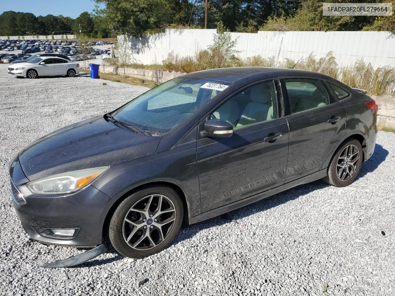 2015 Ford Focus Se VIN: 1FADP3F20FL279664 Lot: 76231764