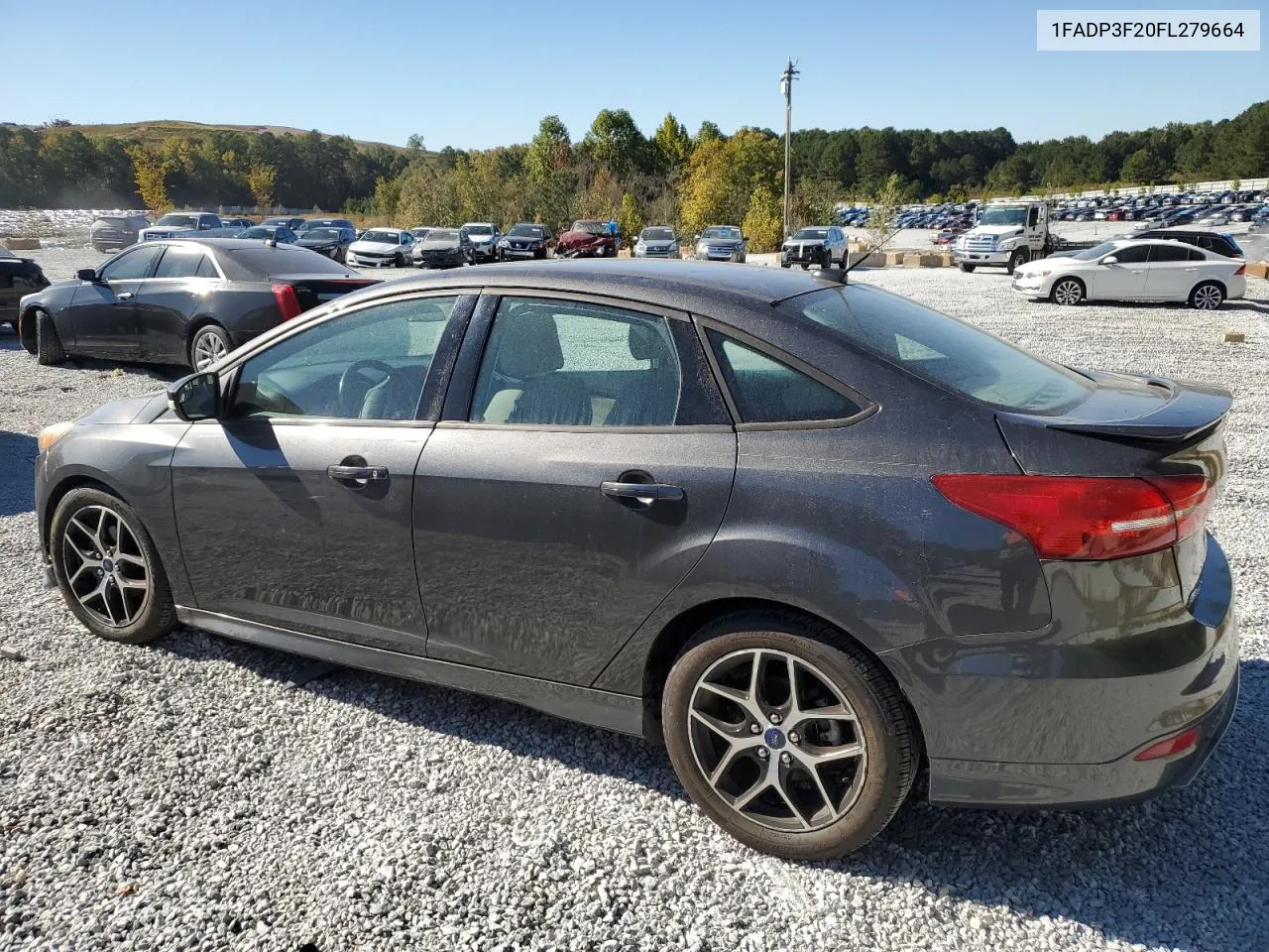 2015 Ford Focus Se VIN: 1FADP3F20FL279664 Lot: 76231764