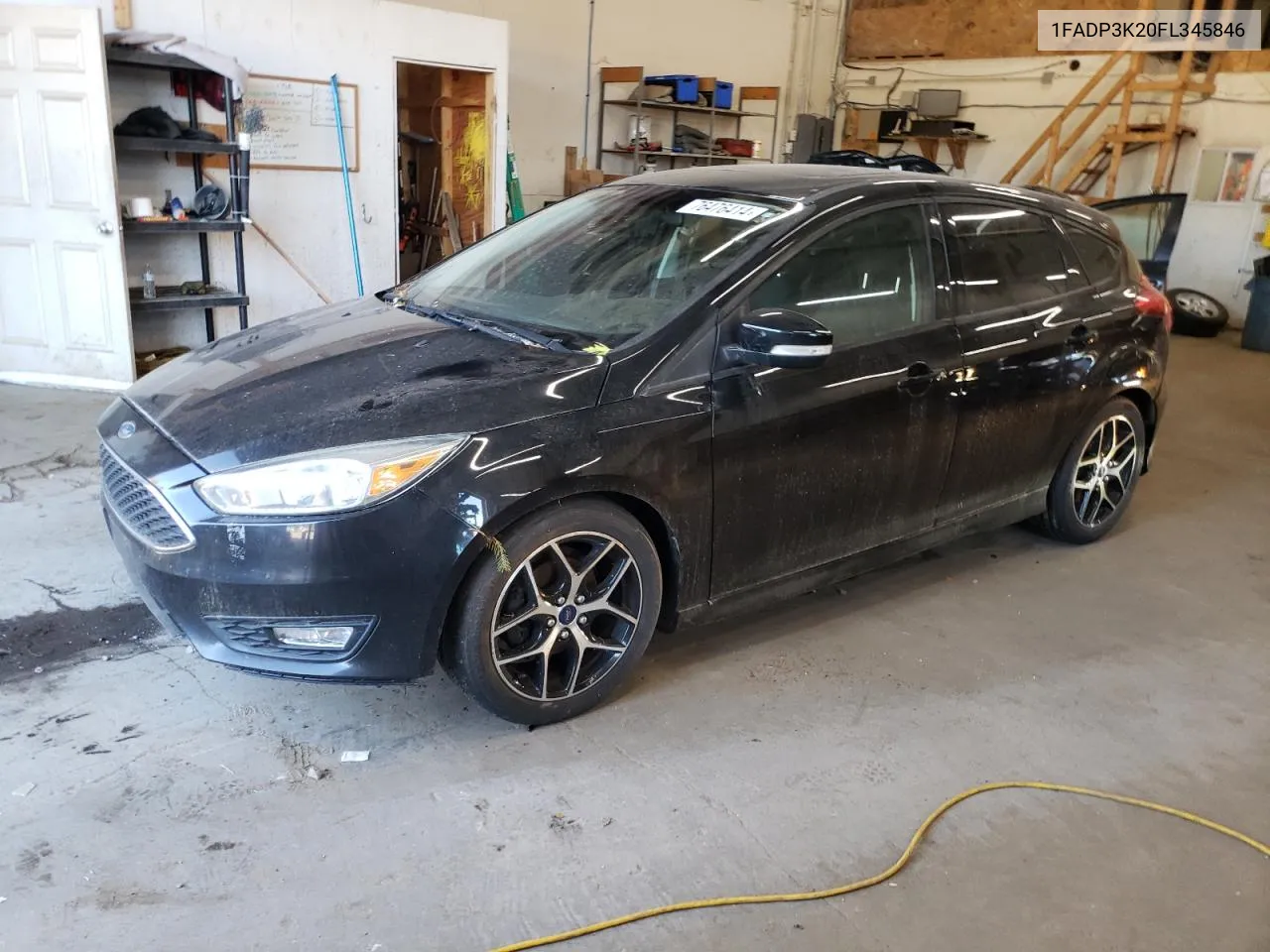 2015 Ford Focus Se VIN: 1FADP3K20FL345846 Lot: 76476414