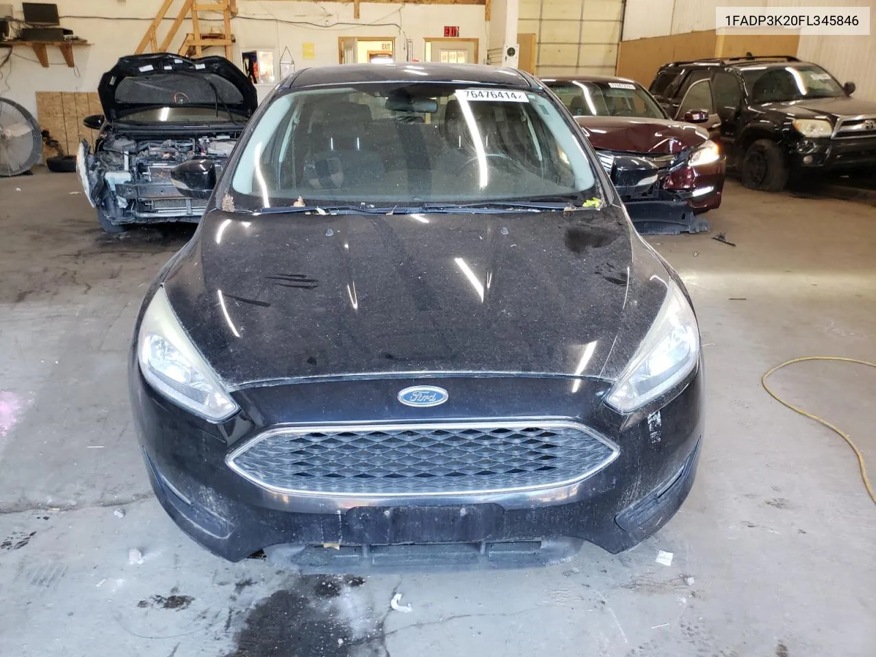 2015 Ford Focus Se VIN: 1FADP3K20FL345846 Lot: 76476414