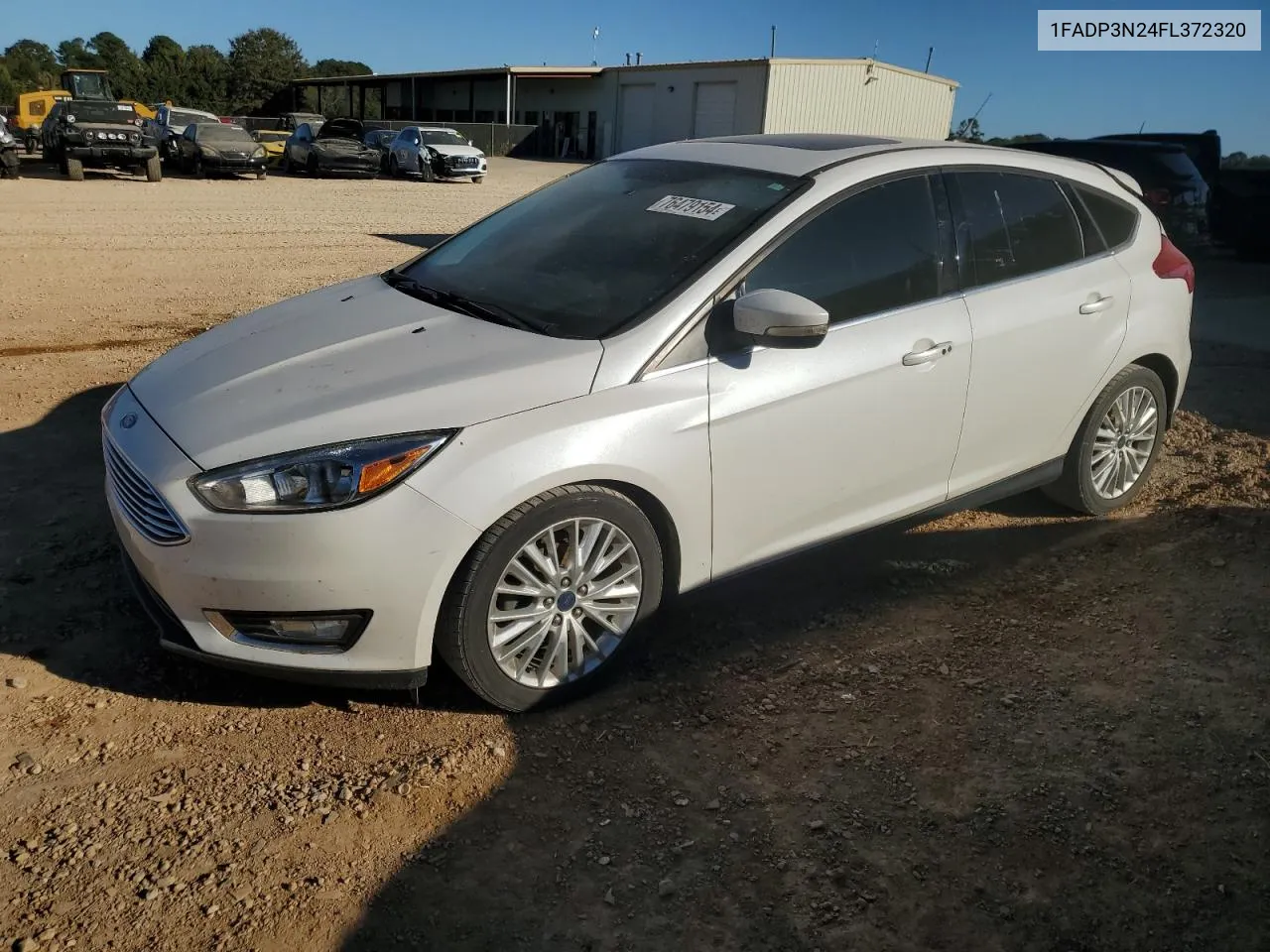 2015 Ford Focus Titanium VIN: 1FADP3N24FL372320 Lot: 76479154