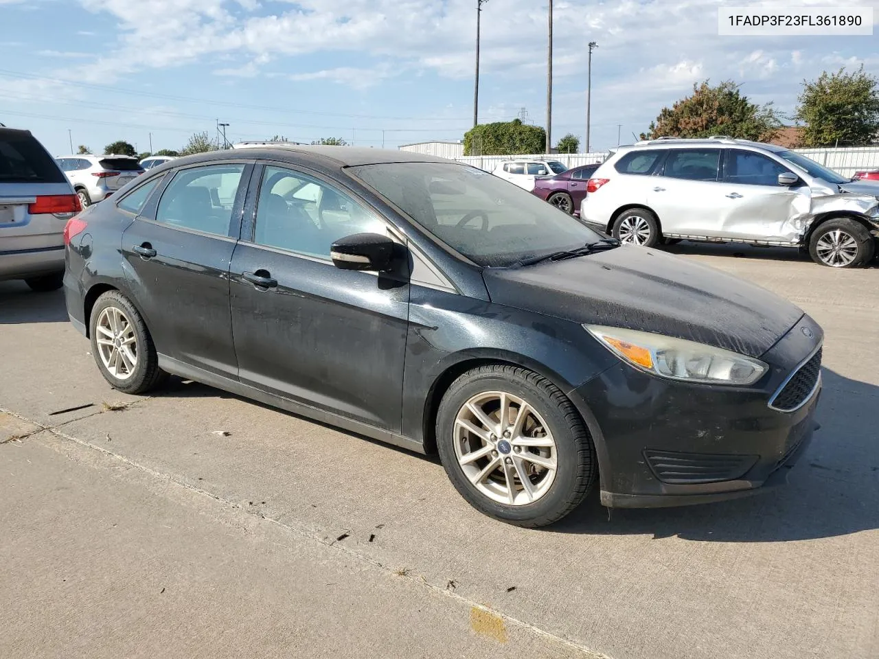 2015 Ford Focus Se VIN: 1FADP3F23FL361890 Lot: 76624334