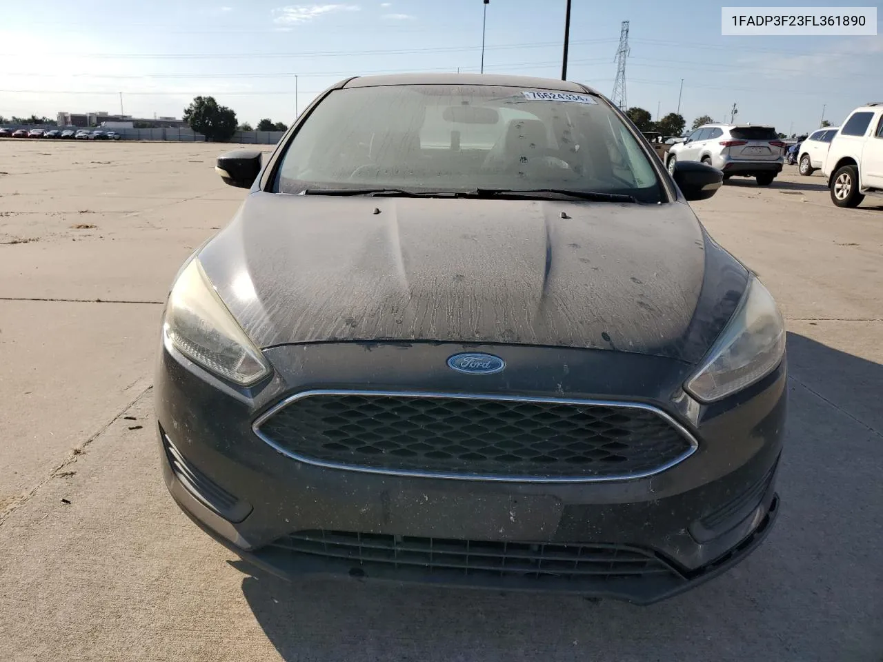 2015 Ford Focus Se VIN: 1FADP3F23FL361890 Lot: 76624334