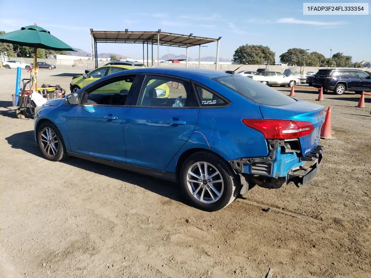 2015 Ford Focus Se VIN: 1FADP3F24FL333354 Lot: 76749414