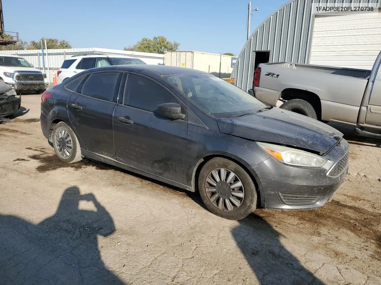 2015 Ford Focus S VIN: 1FADP3E20FL270738 Lot: 76751174