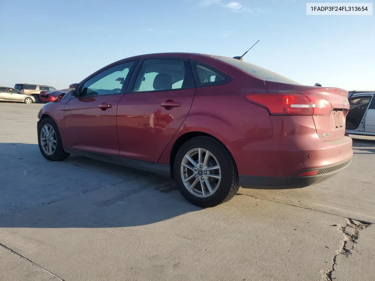 2015 Ford Focus Se VIN: 1FADP3F24FL313654 Lot: 76840104