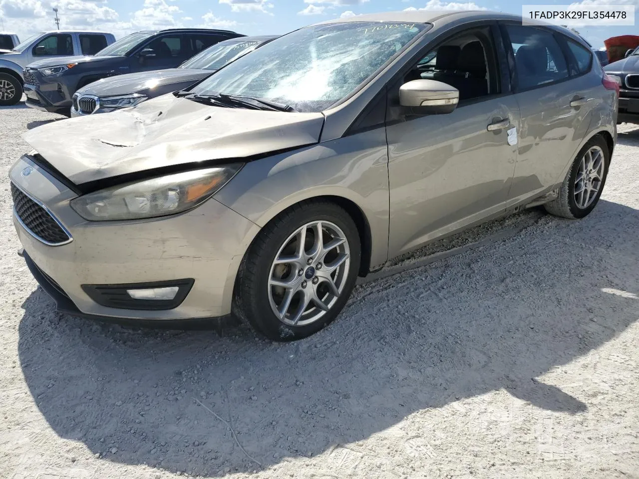 2015 Ford Focus Se VIN: 1FADP3K29FL354478 Lot: 77012394