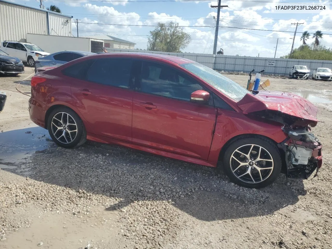 2015 Ford Focus Se VIN: 1FADP3F23FL268724 Lot: 77159604