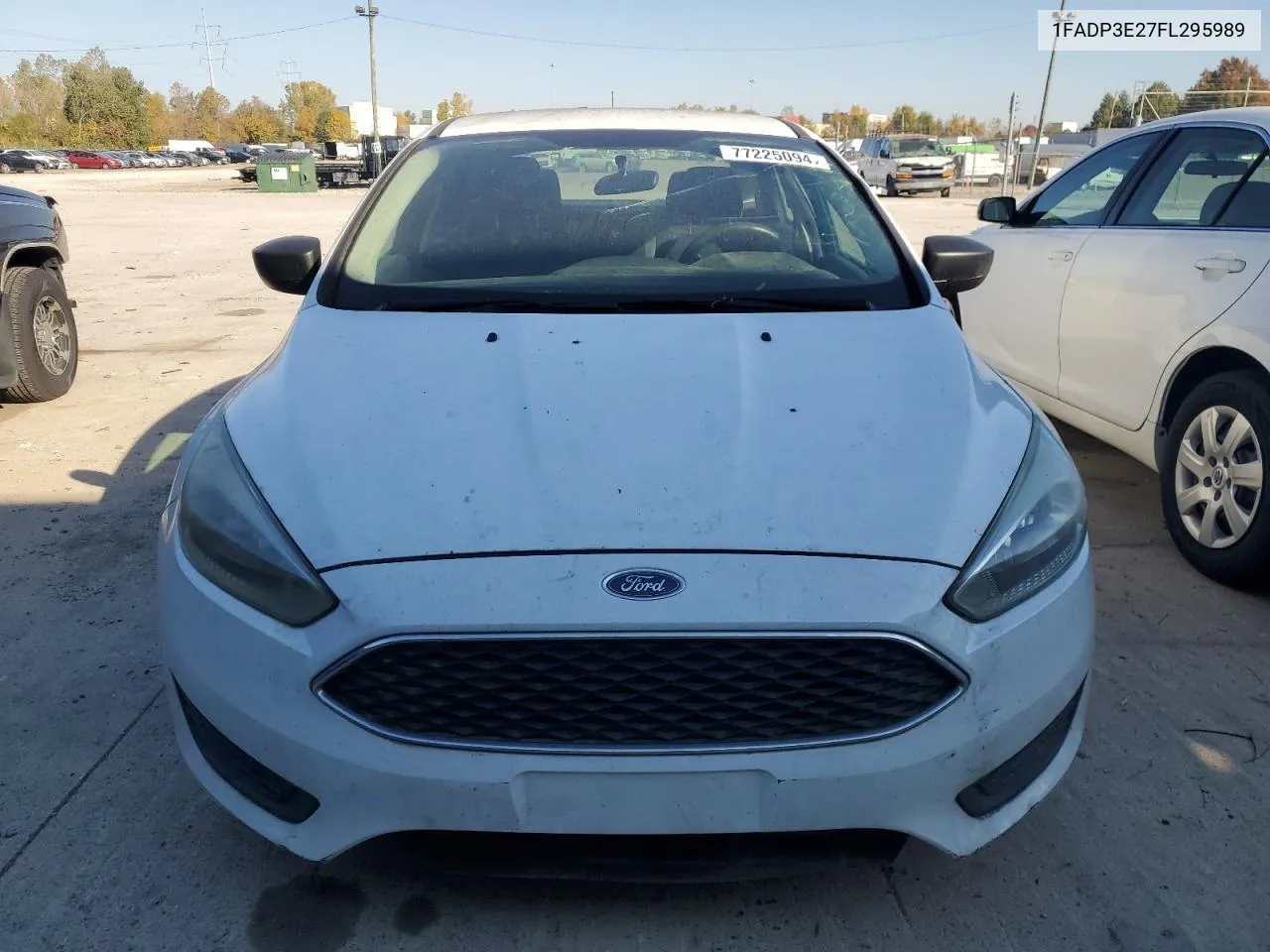 2015 Ford Focus S VIN: 1FADP3E27FL295989 Lot: 77225094