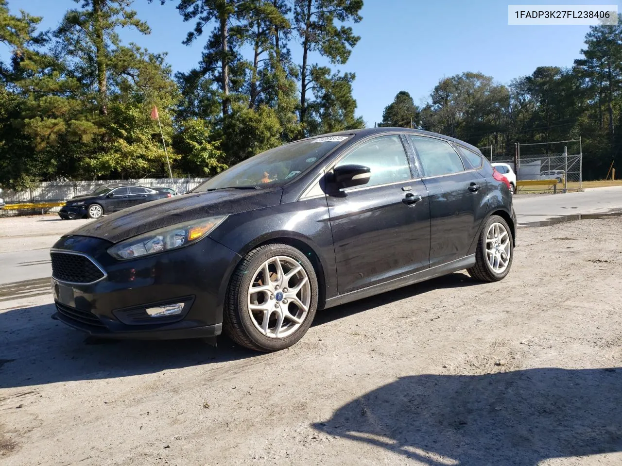 2015 Ford Focus Se VIN: 1FADP3K27FL238406 Lot: 77261374