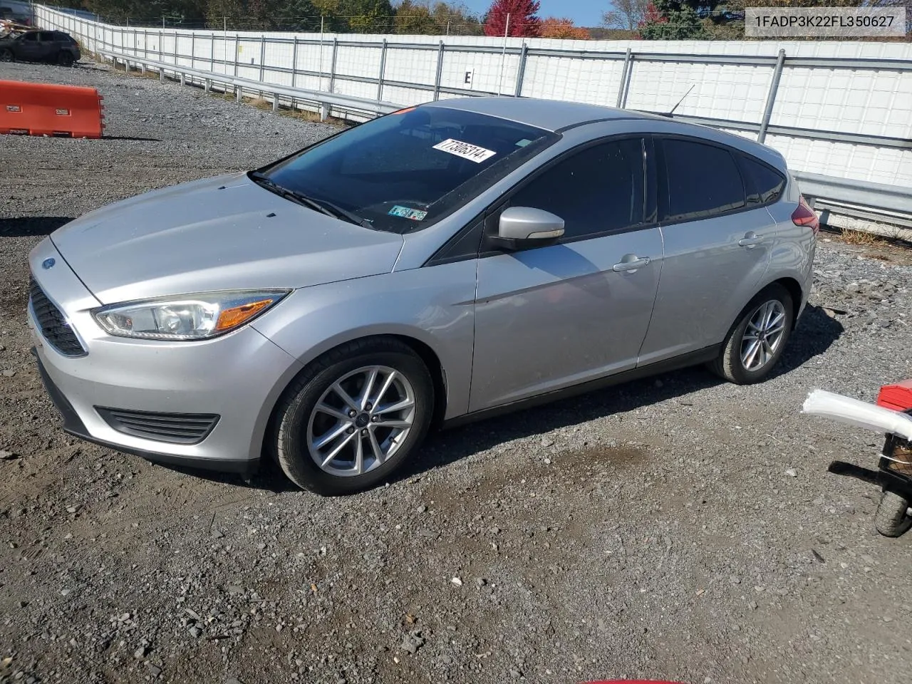 2015 Ford Focus Se VIN: 1FADP3K22FL350627 Lot: 77306314