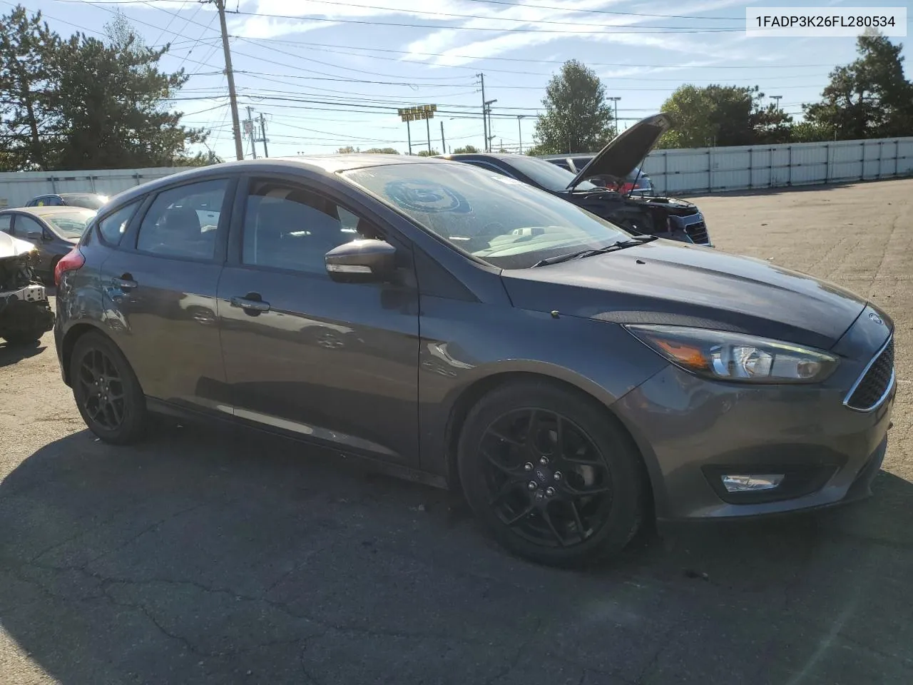 2015 Ford Focus Se VIN: 1FADP3K26FL280534 Lot: 77380104