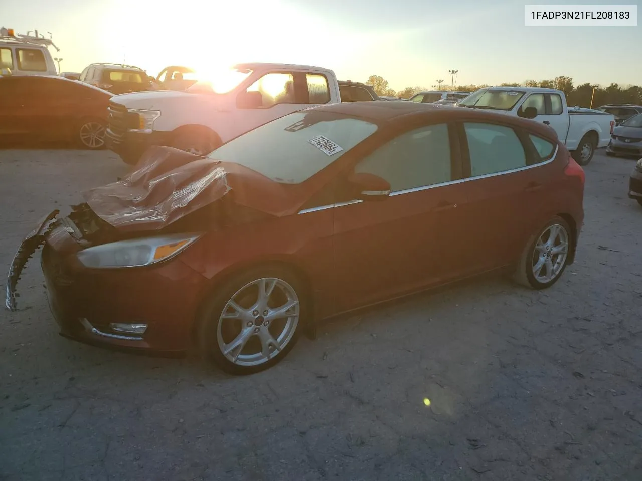 1FADP3N21FL208183 2015 Ford Focus Titanium