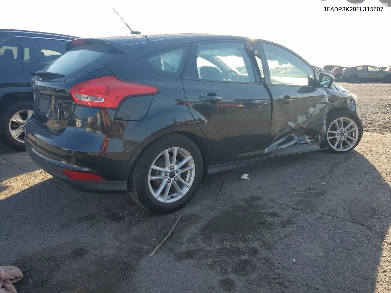 2015 Ford Focus Se VIN: 1FADP3K28FL315607 Lot: 77454374