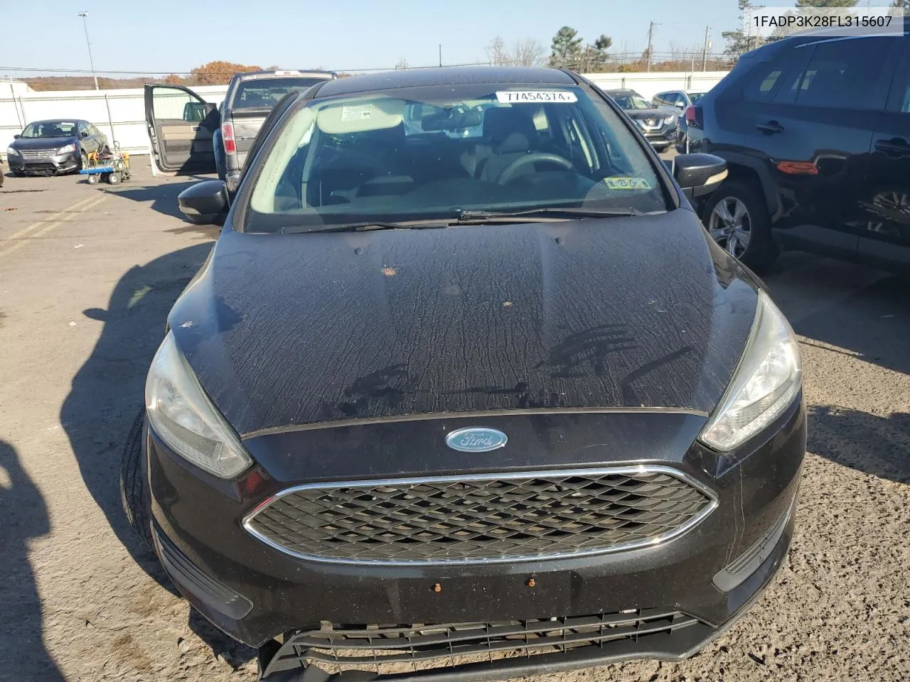 2015 Ford Focus Se VIN: 1FADP3K28FL315607 Lot: 77454374